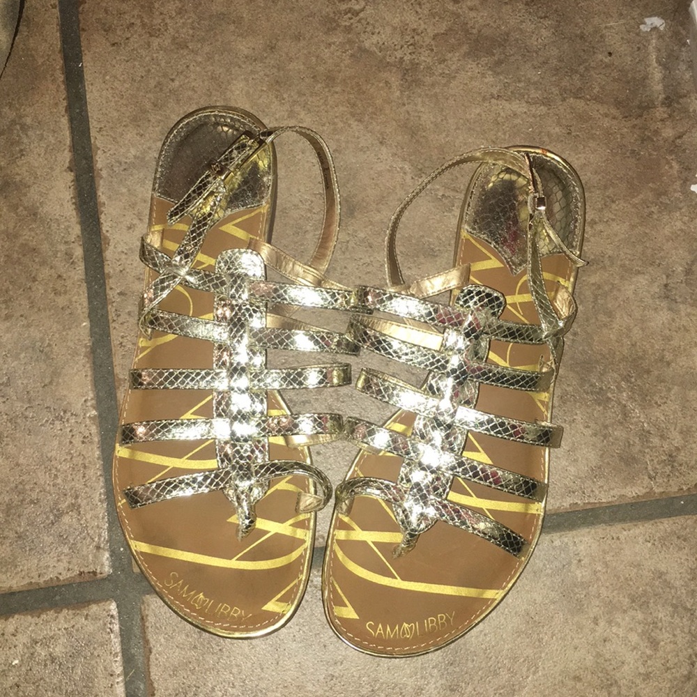 Once worn Sam & Libby sandals